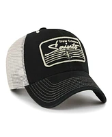 '47 Brand Men's Black/Natural New Orleans Saints Five Point Trucker Clean Up Adjustable Hat