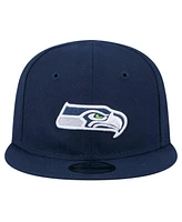 New Era Baby Boys and Girls College Navy Seattle Seahawks My 1st 9FIFTY Adjustable Hat