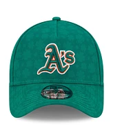 New Era Men's Kelly Green Athletics St. Patrick's Day A-Frame 9FORTY Adjustable Hat