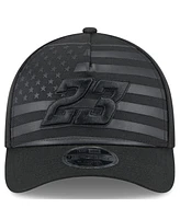 New Era Men's Black Bubba Wallace American Flag 9FORTY M-Crown A-Frame Adjustable Hat