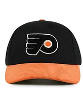 American Needle Men's Black/Orange Philadelphia Flyers Burnett Adjustable Hat