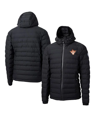 Cutter & Buck Men's Black Texas Longhorns Vault Mission Ridge Eco Insulated Puffer Full-Zip Jacket