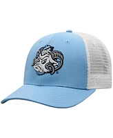 Top of the World Men's Carolina Blue/White North Carolina Tar Heels Victory Baseline Trucker Adjustable Hat