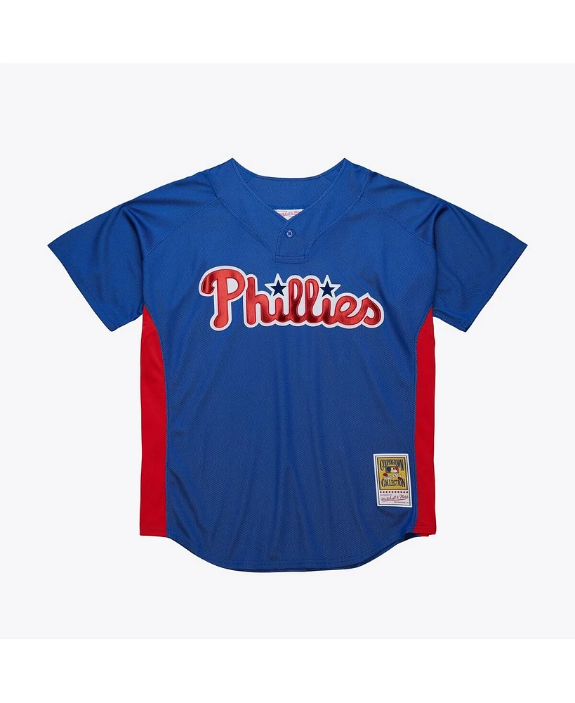 Mitchell & Ness Men's Roy Halladay Royal Philadelphia Phillies 2010 Authentic Batting Practice Pullover Jersey
