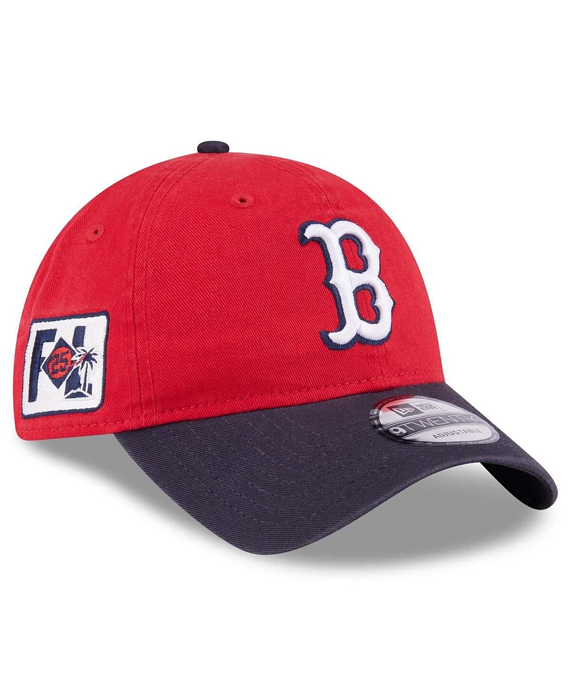 New Era Big Boys and Girls Red Boston Red Sox 2025 Spring Training 9TWENTY Adjustable Hat