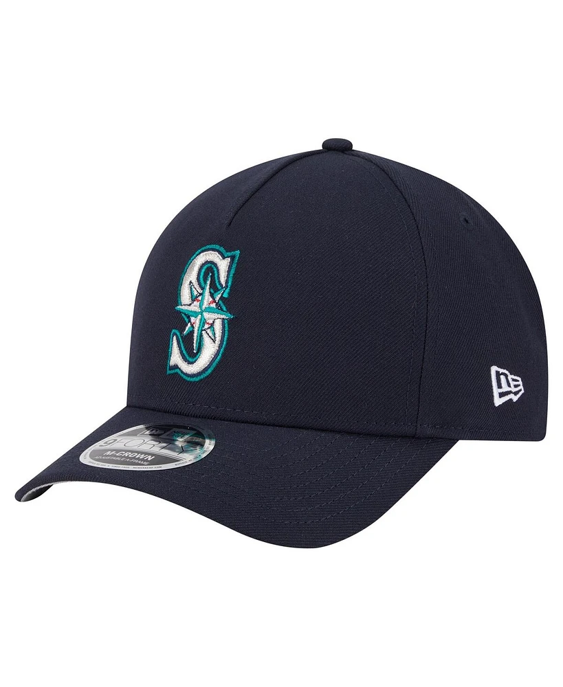 New Era Men's Navy Seattle Mariners 9FORTY M-Crown Adjustable Hat