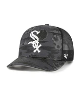 '47 Brand Men's Black Chicago White Sox Fiji Trucker Adjustable Hat