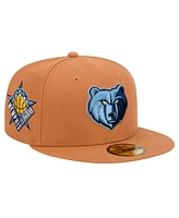 New Era Men's Tan Memphis Grizzlies Color Pack 59FIFTY Fitted Hat