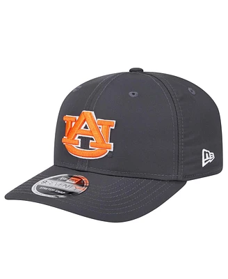 New Era Men's Charcoal Auburn Tigers 9SEVENTY Stretch-Snap Hat