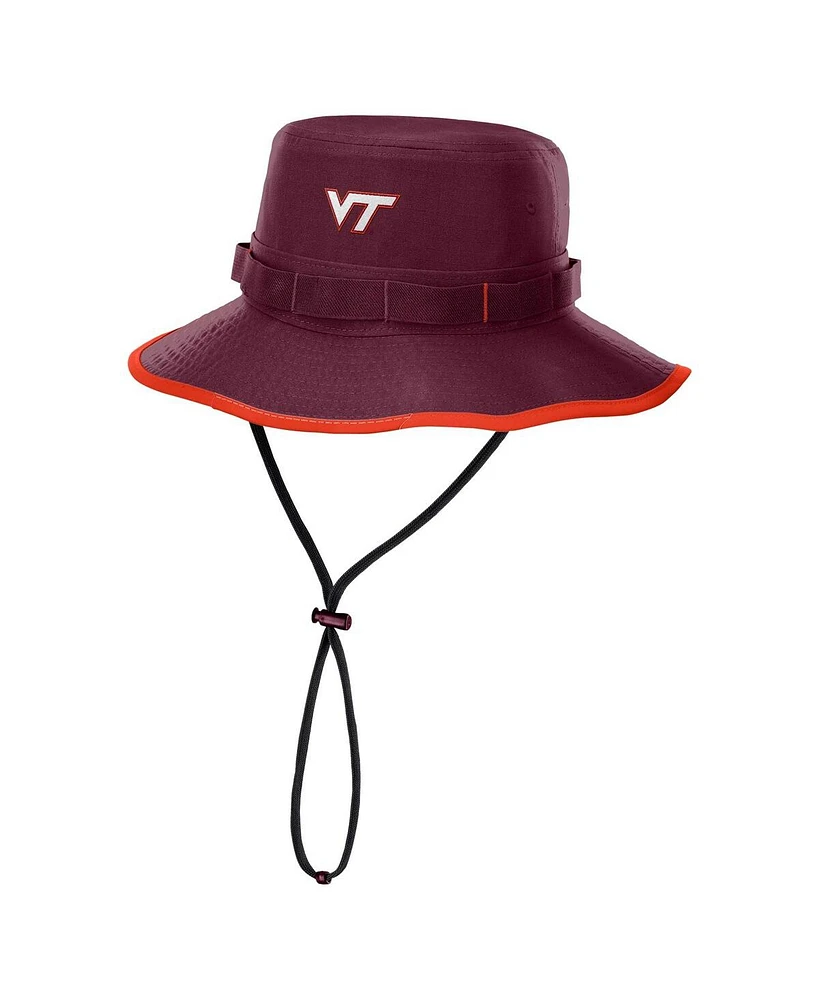 Nike Men's Maroon Virginia Tech Hokies 2024 Sideline Apex Performance Boonie Bucket Hat