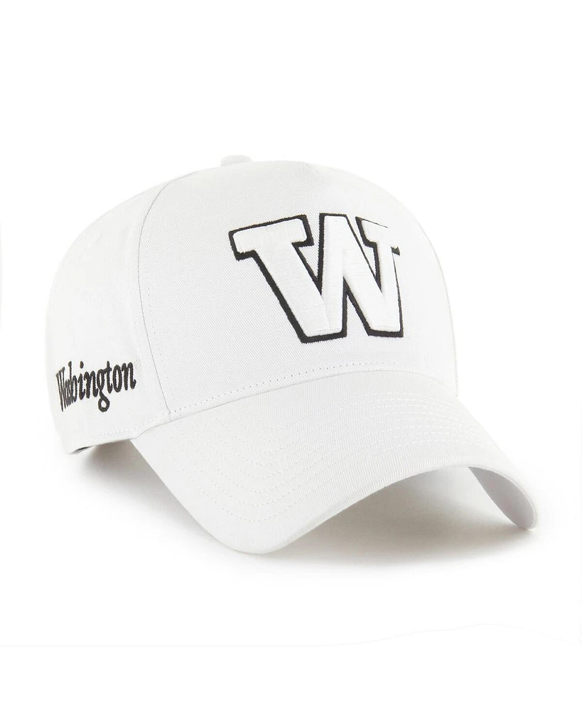 '47 Brand Men's White Washington Huskies Foundation Offside Adjustable Hat