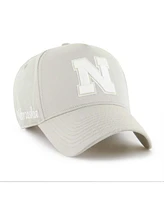 '47 Brand Men's Cream Nebraska Huskers Foundation Offside Adjustable Hat