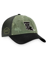 Top of the World Men's Hunter Green/Gray Louisiana Tech Bulldogs Oht Military Appreciation Unit Trucker Adjustable Hat