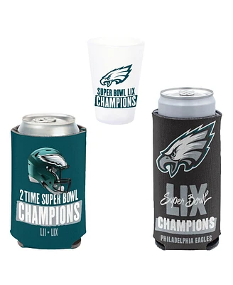 Wincraft Philadelphia Eagles Super Bowl Lix Champions 3-Piece Drinkware Fan Pack