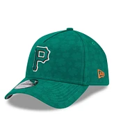 New Era Men's Kelly Green Pittsburgh Pirates St. Patrick's Day A-Frame 9FORTY Adjustable Hat