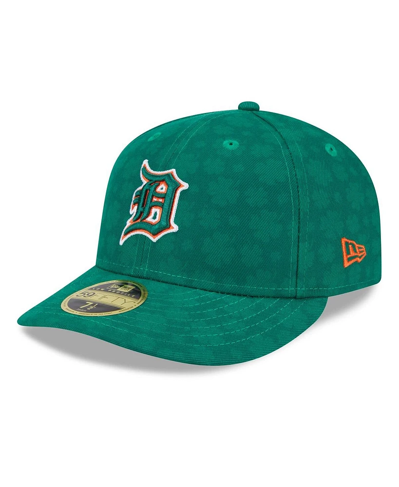 New Era Men's Kelly Green Detroit Tigers St. Patrick's Day Low Profile 59FIFTY Fitted Hat