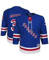 Outerstuff Big Boys and Girls Igor Shesterkin Blue New York Rangers Home Premier Player Jersey