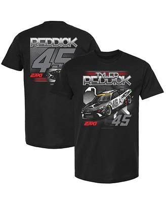 23XI Racing Men's Black Tyler Reddick Jumpman Car T-Shirt