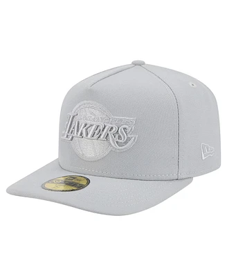 New Era Men's Los Angeles Lakers Colorpack A-Frame Pinch Front 59FIFTY Fitted Hat