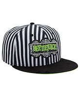 New Era Men's Black Beetlejuice Green Piping 9FORTY Adjustable Hat
