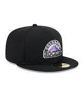 New Era Men's Colorado Rockies 2025 Mlb Clubhouse 59FIFTY Fitted Hat