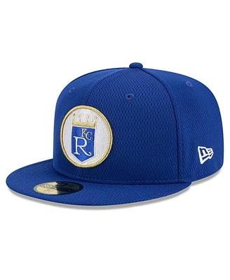 New Era Men's Royal Kansas City Royals 2025 Mlb Clubhouse 59FIFTY Fitted Hat