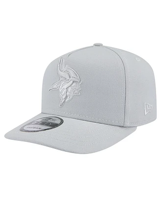 New Era Men's Gray Minnesota Vikings Color Pack 9FIFTY Snapback Hat