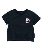 Barbie Toddler Girls T-Shirt and Crop Top Shorts Outfit Set