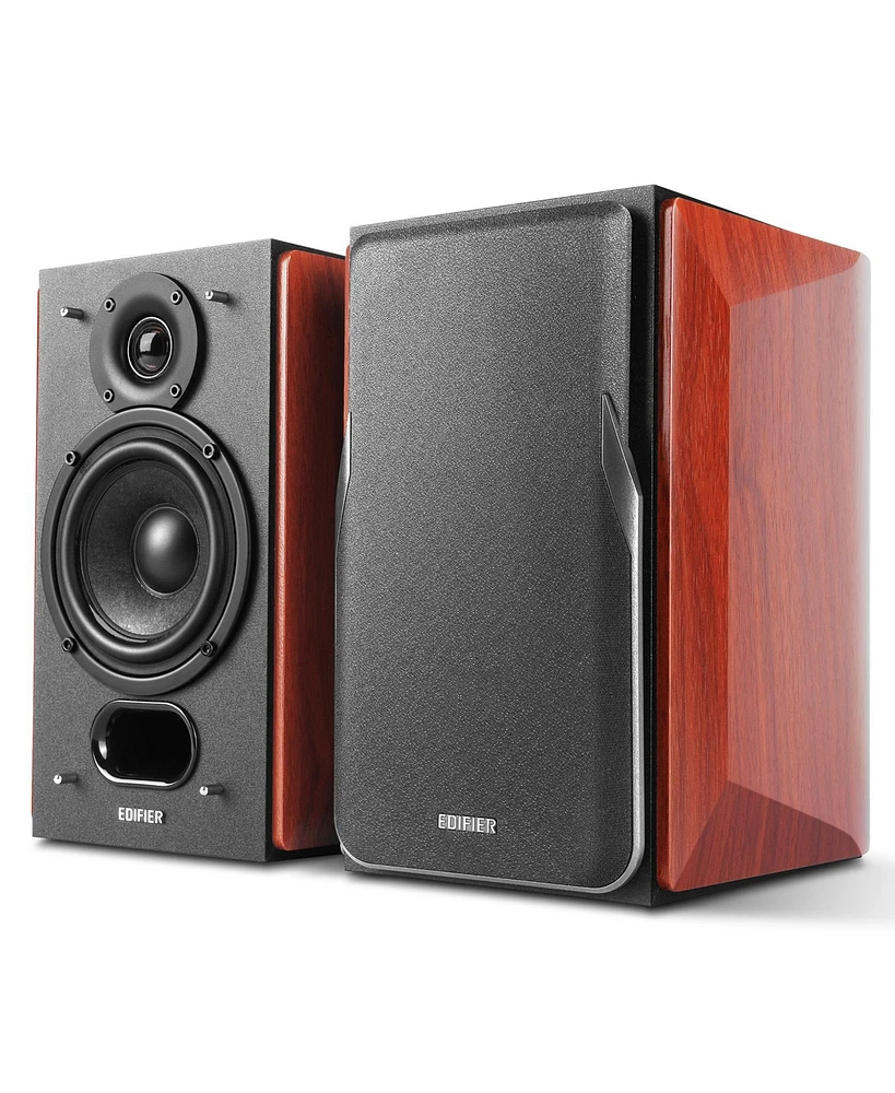 Edifier Bookshelf Speakers, 2-way Speakers with Built-in Wall-Mount Bracket - Needs amplifier or receiver to operate