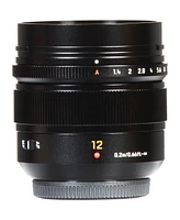 Panasonic Lumix G Leica Dg Summilux 12mm f/1.4 Aspherical Lens for Micro Four Thirds, Black