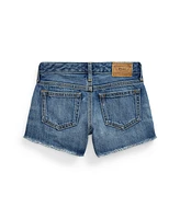 Polo Ralph Lauren Toddler and Little Girls Distressed Denim Shorts