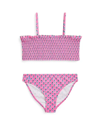 Polo Ralph Lauren Big Girls Pineapple-Print Two-Piece Swimsuit