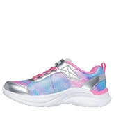 Skechers Little Girls Aloha Dream Fastening Strap Casual Sneakers From Finish Line