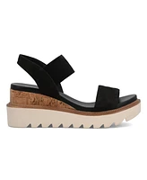 Mia Women's Olany Round Toe Wedge Sandals