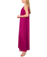 Msk Women's Necklace Halter Wide-Leg Jumpsuit
