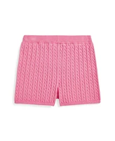 Polo Ralph Lauren Big Girls Mini-Cable Shorts