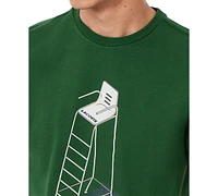 Lacoste Men's Short Sleeve Performance Tennis Graphic T-Shirt - S30