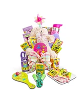 Alder Creek Gift Baskets Country Easter Basket Pink, 13 Pieces