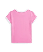 Polo Ralph Lauren Toddler and Little Girls Big Pony Logo Jersey T-Shirt