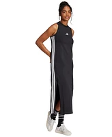 adidas Women's Cotton-Blend Sleeveless Racerback Maxi Dress