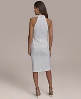 Donna Karan New York Womens Halter Vest Pencil Skirt