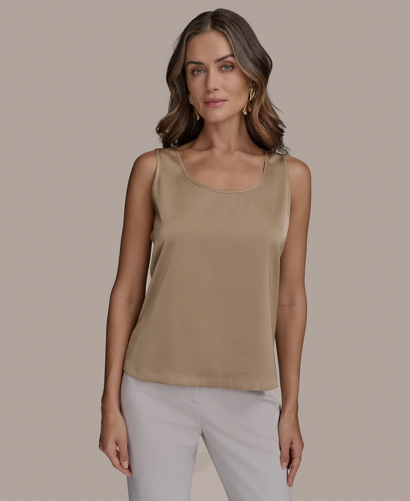 Donna Karan New York Women's Scoop-Neck Satin Camisole