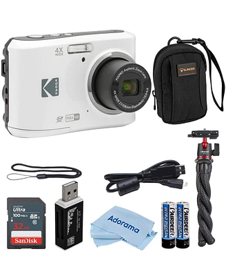 Kodak Pixpro FZ45 Friendly Zoom 16MP Full Hd Digital Camera, White