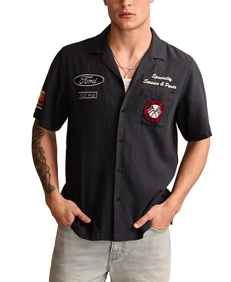 Lucky Brand Men's Ford Mechanic Short Sleeve Shirt