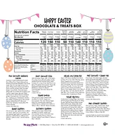 Sugar Plum Chocolates Hoppy Easter Chocolate and Treats Box, 9 Piece