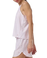 Tommy Hilfiger Women's 2-Pc. Striped Cami & Boxer Pajama Set