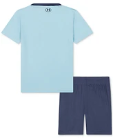 Under Armour Toddler & Little Boy Tech Baseball T-Shirt Shorts, 2 Piece Set