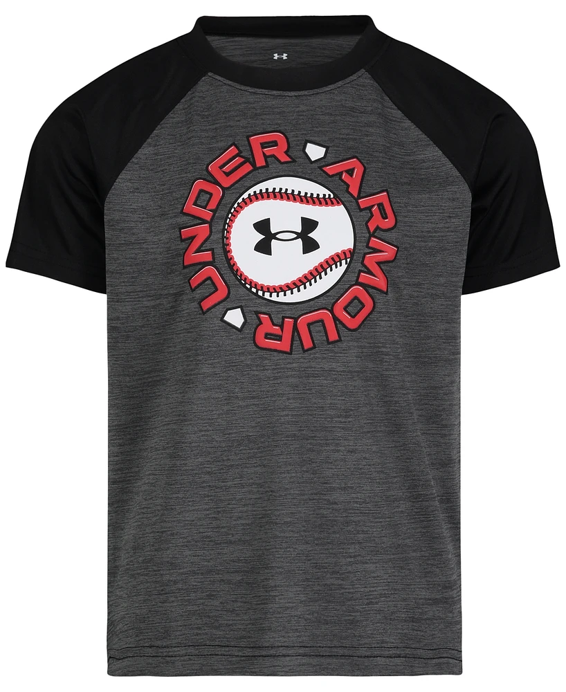 Under Amour Toddler & Little Boys Tech Baseball Graphic Raglan-Sleeve T-Shirt