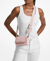 Michael Michael Kors Jet Set Mini Phone Webbing Nylon Crossbody