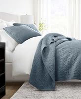 ienjoy Home Floral Stitch -Pc. Quilt Set